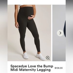 Beyond yoga spacedye love the bump midi maternity legging